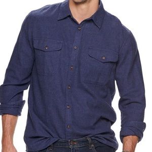 NEW Sonoma Blue Supersoft Flannel Size Small